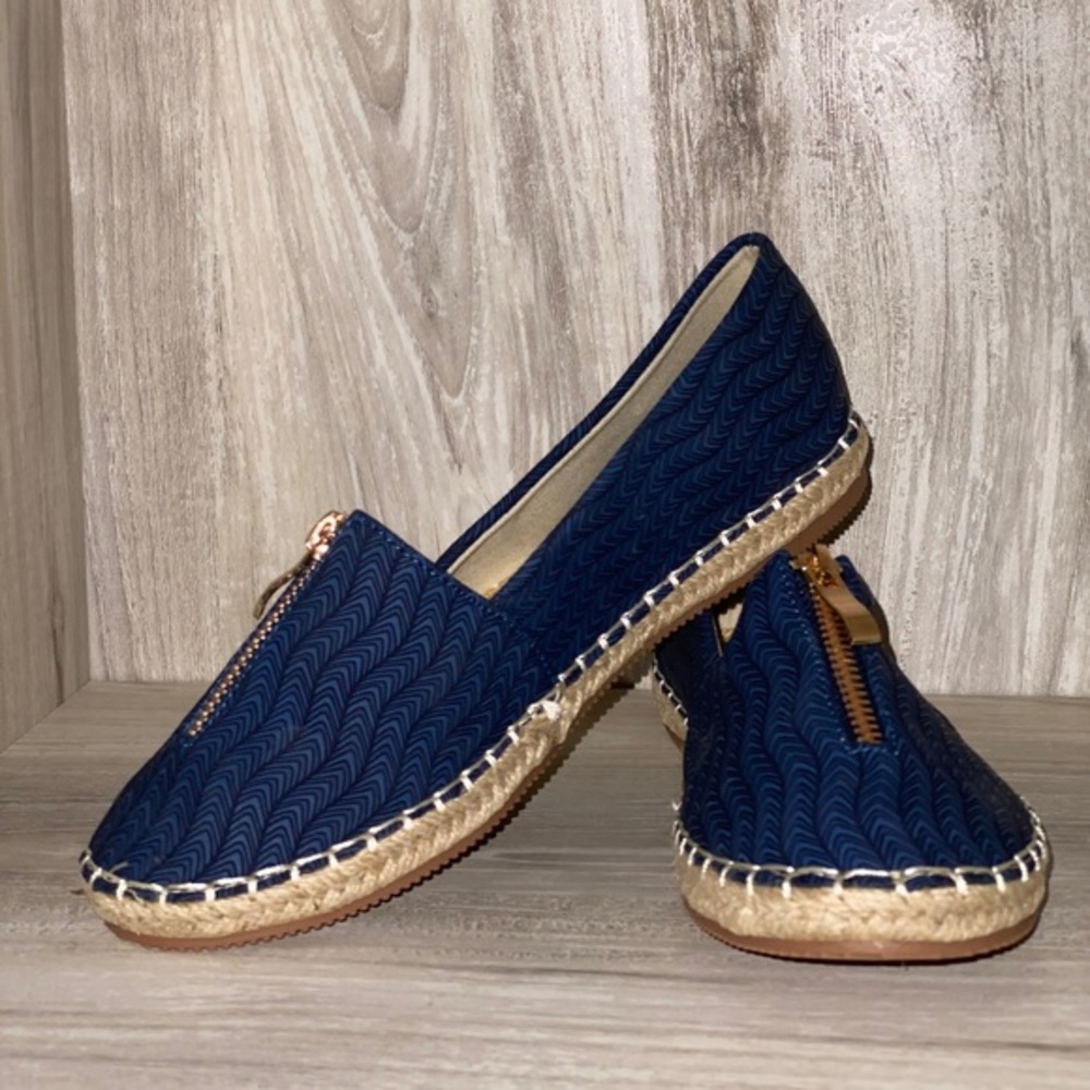 Navy - Zip Top Espadrille | W| Brand New Sz. 6